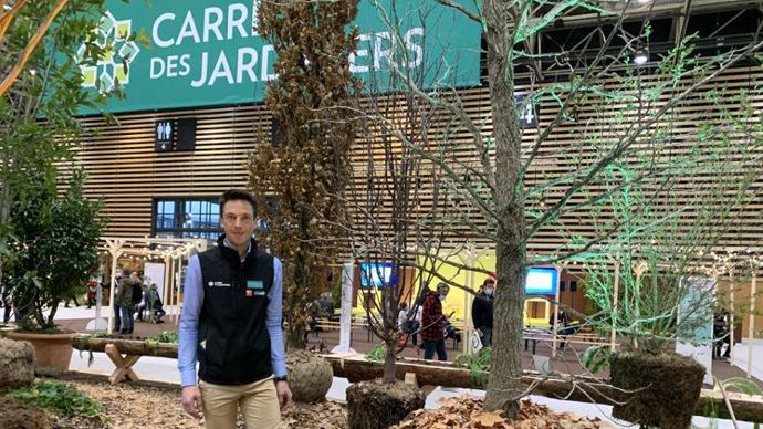 5-Guillaume Lachana et son « Jardin des villes, jardin des champs, jardin vivant ». ©F.Arnould
